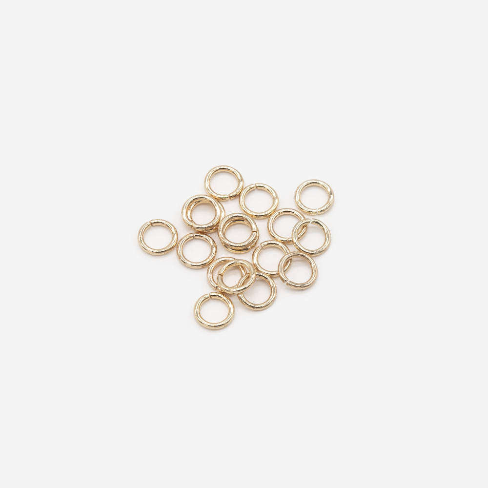 1953-з Соединительное колечко 3мм круглое, позолота (10шт)