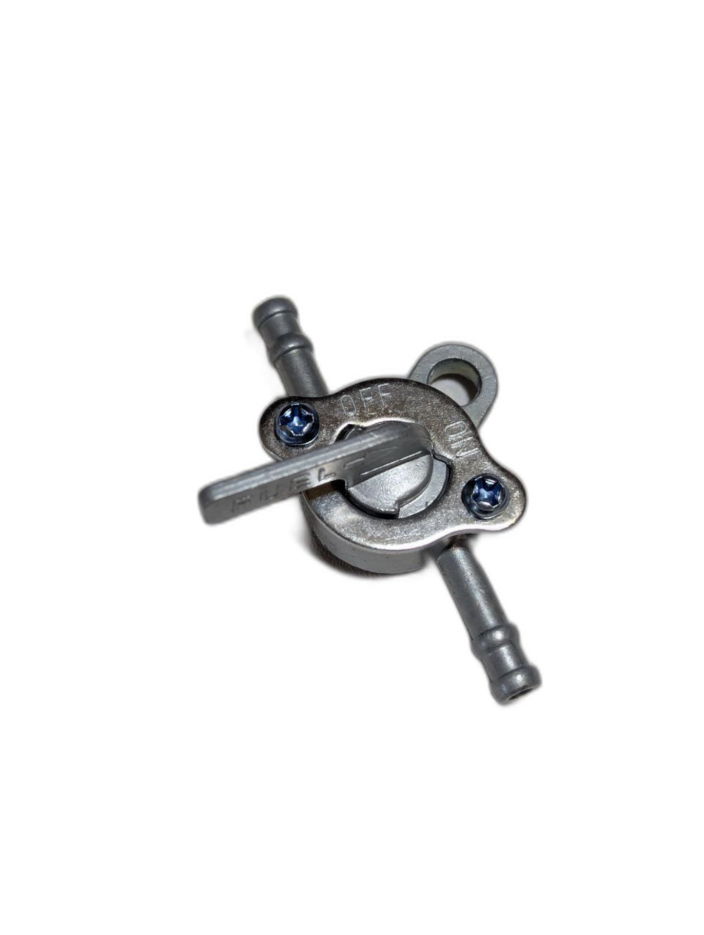 -Бензо кран топливный для мотоцикла, питбайка, скутера (3 положения, алюминий, прямой)