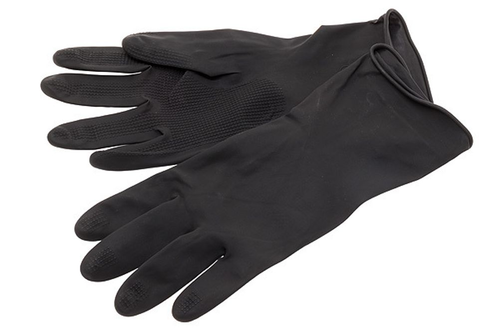 Перчатки латексные рифлёные 2 штуки в упаковке