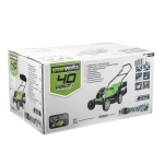Аккумуляторная газонокосилка Greenworks G40LM35K5 40В (1 x 5 Ач, Быстрое ЗУ) нож 35 см, 2501907U5F