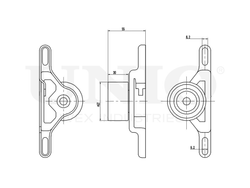 Ролик натяжной ремня ГРМ UNIO TNS-10013