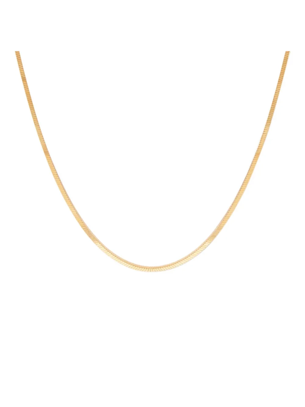 Колье Snake серебро 925 пробы покрытое золотом