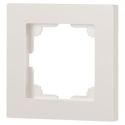 Рамка для розеток и выключателей Intro Accent 6-501-06 на 1 пост, СУ, перламутр | Intro