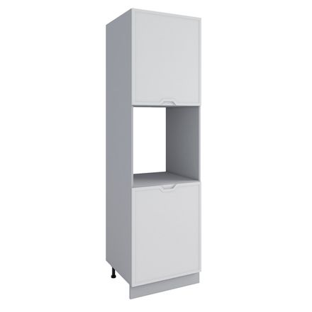 Кухня Модуль ПН 600 М (с нишей) левый Арка Штукатурка белая