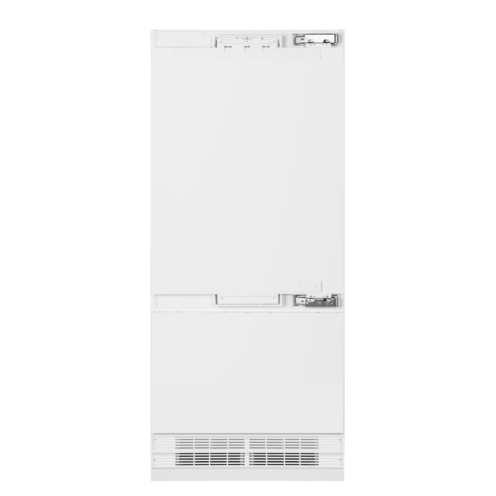 Встраиваемый холодильник NO FROST с инвертором и выдвижной морозильной камерой MAUNFELD MBF212NFW1 Inverter