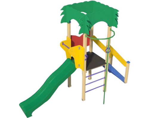 Детский игровой комплекс Джунгли РИО Н-1200 (пластиковый скат) ДИО 02081