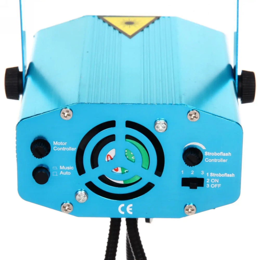 Световой прибор Лазер 1 рисунок (красный/зеленый), (220V)