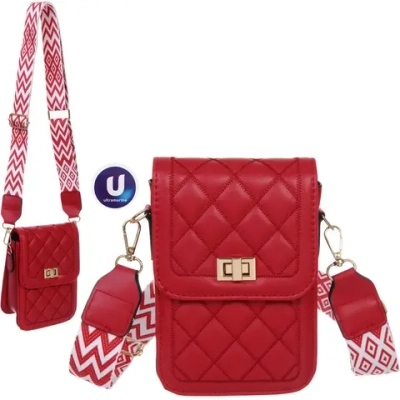 Сумка женская через плечо «Шанти», цвет бордовый, 19*6,5*13*3,5см (лейбл Ultramarine)