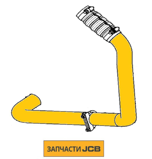 Патрубок JCB 332/K6627