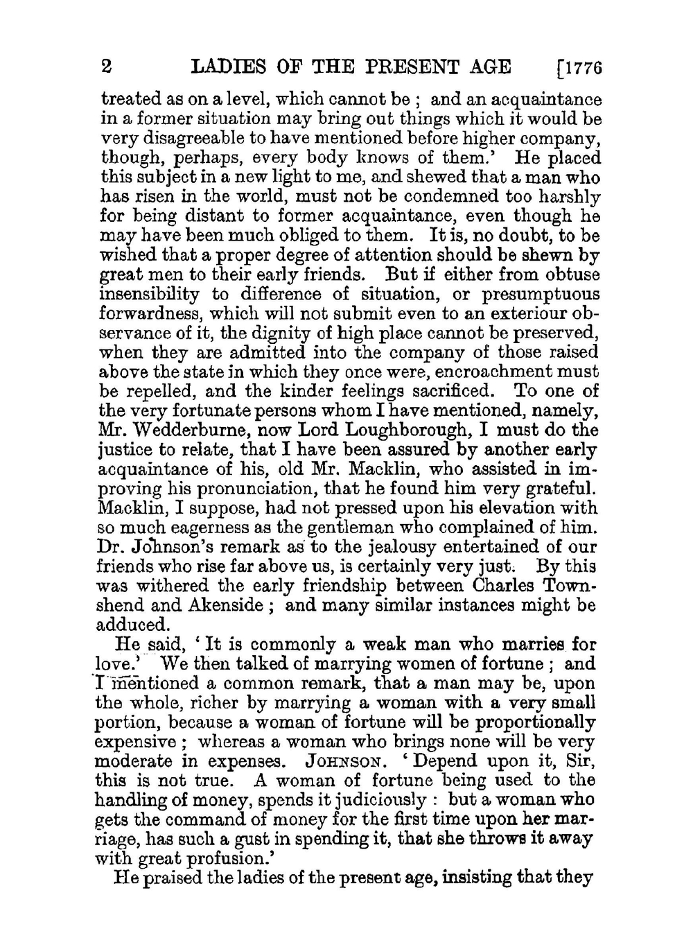 Boswell's life of Johnson. Volume 2. 1776-1784 | James Boswell