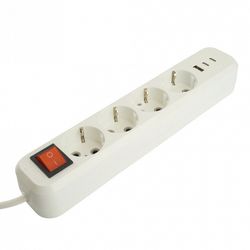 Удлинитель с выключателем Stekker Home 50141