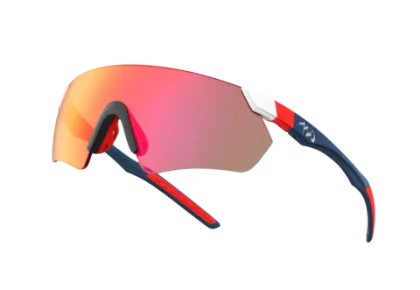 Спортивные очки 720armour Elfo / Matte White Frame / Matte Dark Grey Blue temple / HC Red Black Lens