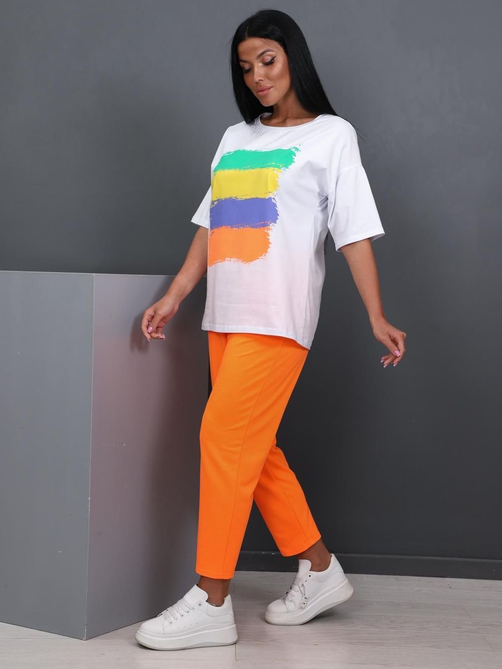 Поп-арт - костюм оранжевый Iv-capriz (Акция)