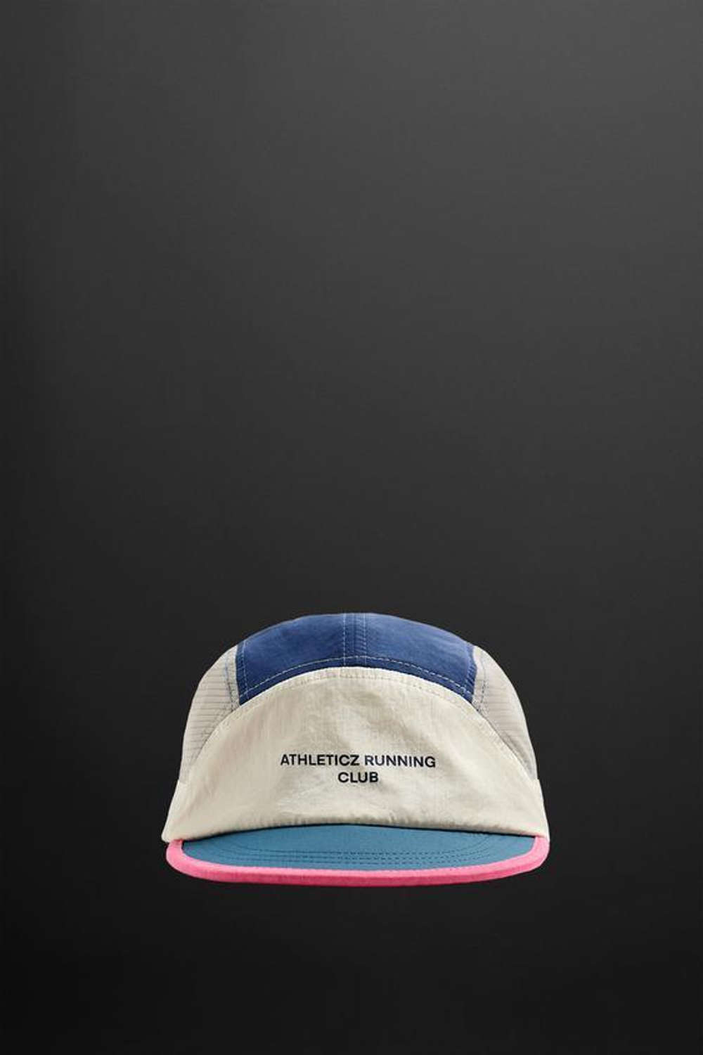 ZARA КЕПКА В СТИЛЕ КОЛОР-БЛОК, РОЗОВЫЙ/БЕЛЫЙ