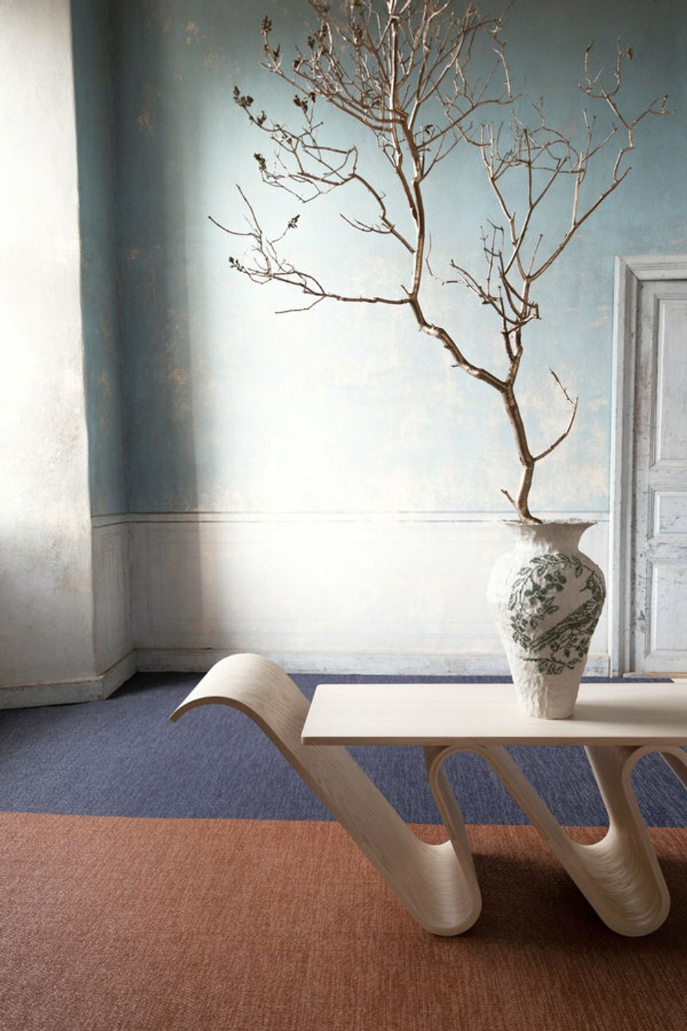 Плетенный виниловый пол Decoration 113