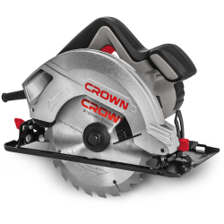 Пила дисковая CROWN 1200Вт, 5500об/м (СТ15187-165)