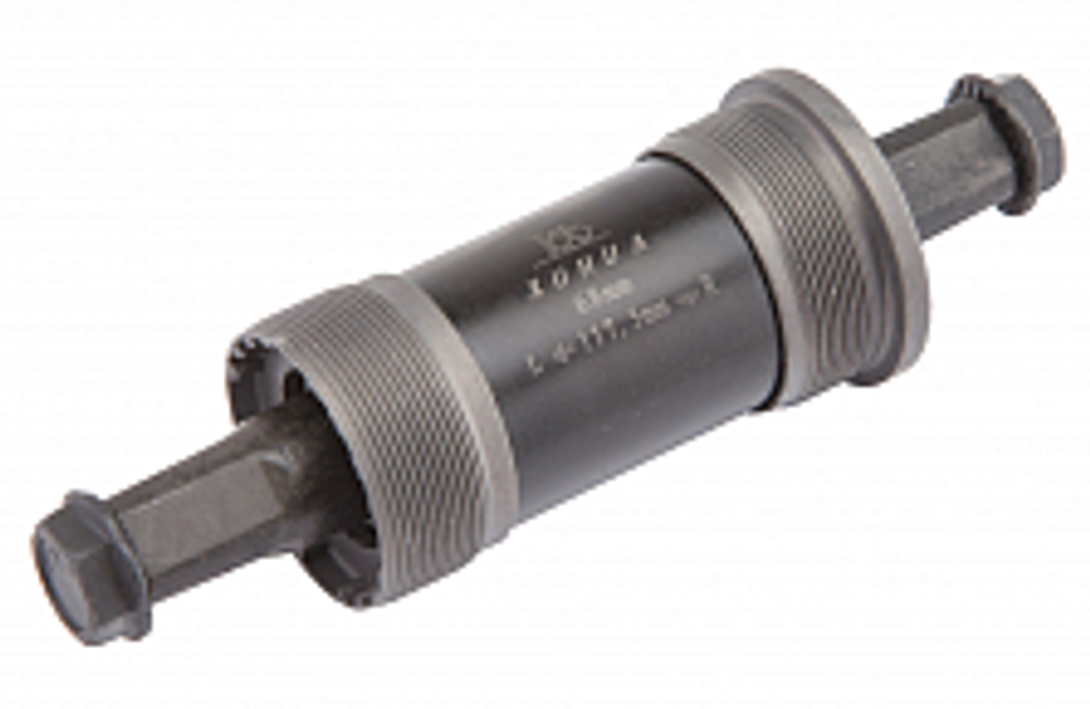 Картридж каретки 68х117.5мм XH-AXLE-05 XUHUA 1.37"х24tpi, ось под квадрат, стальной