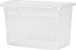 Ящик пластиковый для хранения KEEPLEX LACONIC с крышкой 11,0 л 350*235*222 мм ПРОЗРАЧНЫЙ