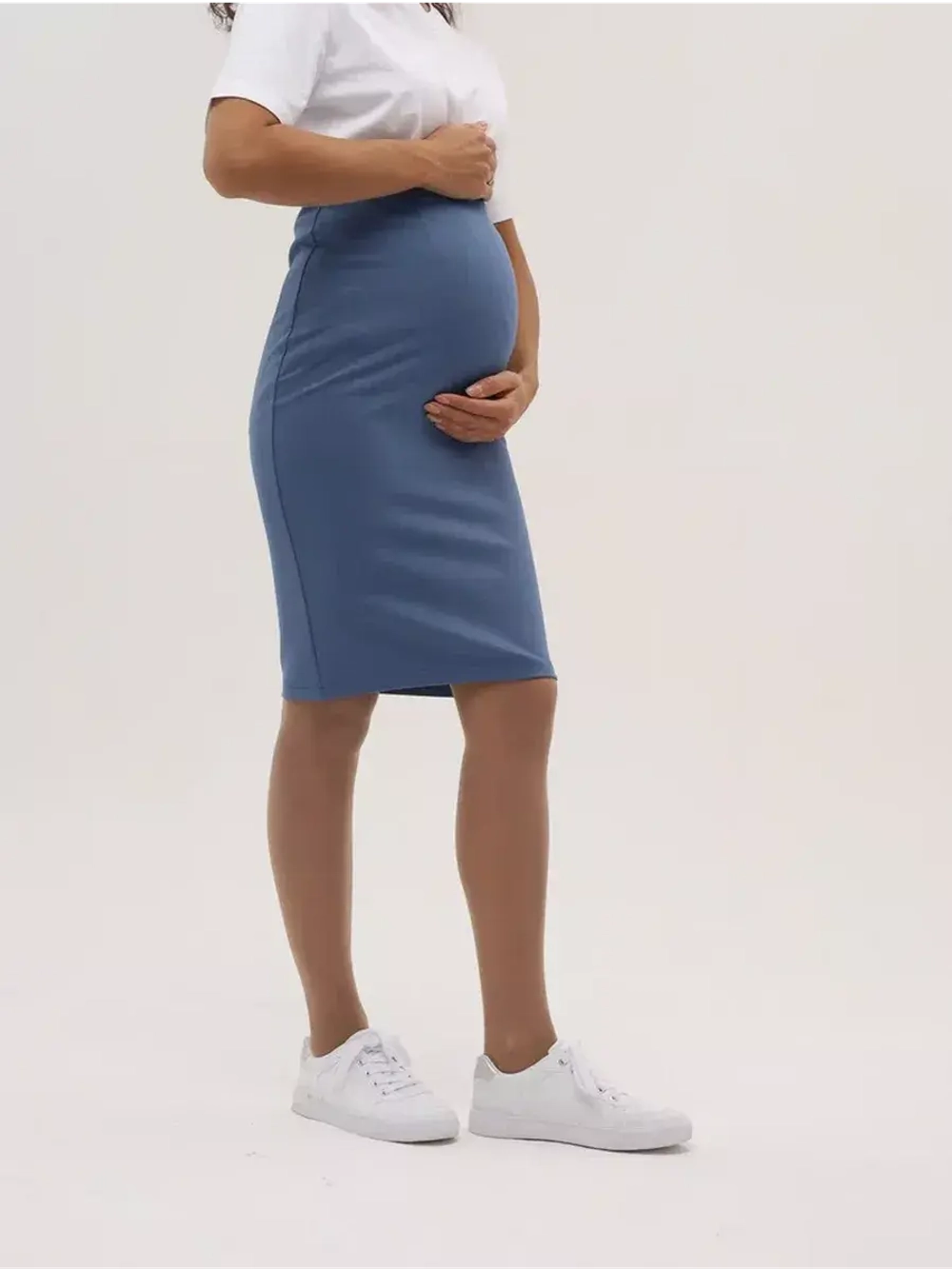 Юбка для беременных миди