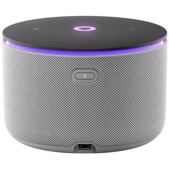 Умная колонка Яндекс Станция Мини 3 Про с Алисой и Zigbee, серый