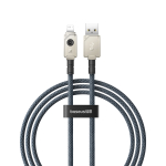 USB-A - Lightning Кабель Baseus Unbreakable Charging+Data 2.4A 1m - Stellar White