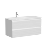Тумба подвесная под раковину левая Sancos Folk, Bianco 995х445х500