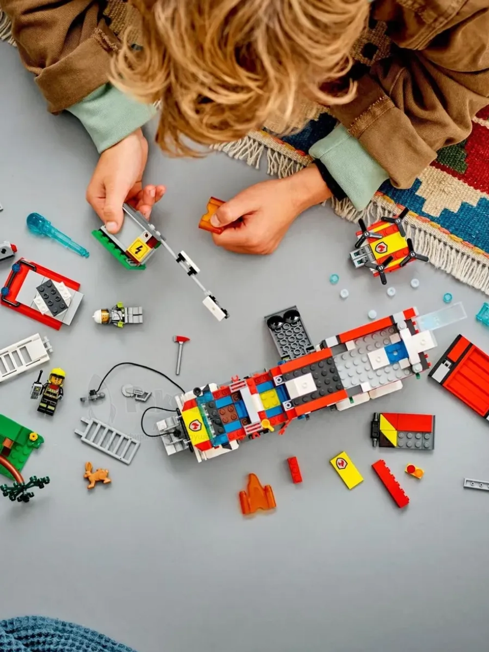 Лего Сити Город Машина пожарного расчета 60374