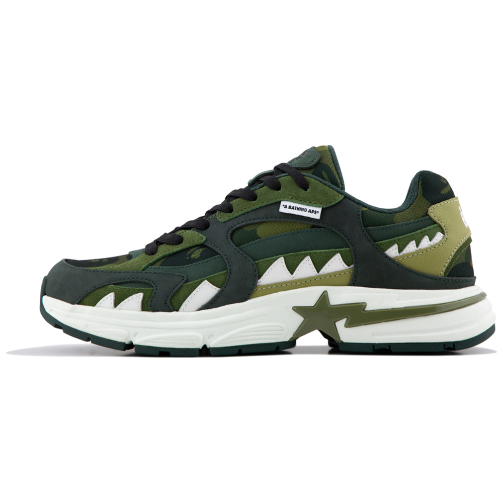 A Bathing Ape Bathing Ape Shark Sta Sneakers зеленый