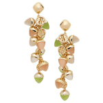 Серьги Boccadamo Caleida Green-Brown XOR534DV G/BR/G с оливином (хризолотом), амазонитом