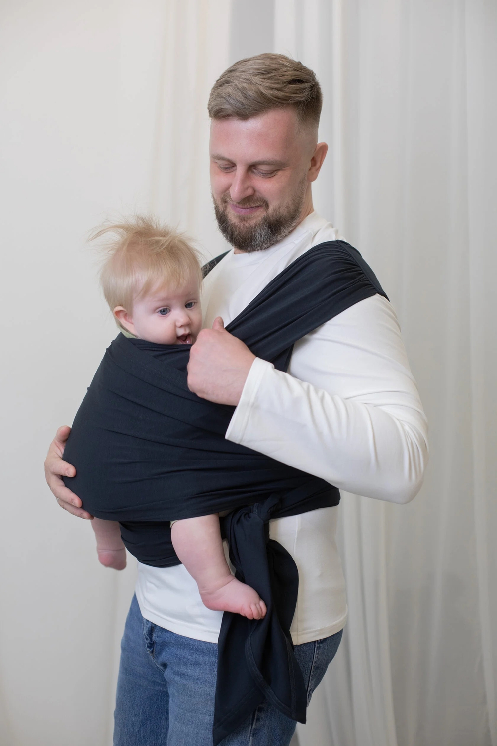 Трикотажный слинг QUICK HUGS,цвет маренго