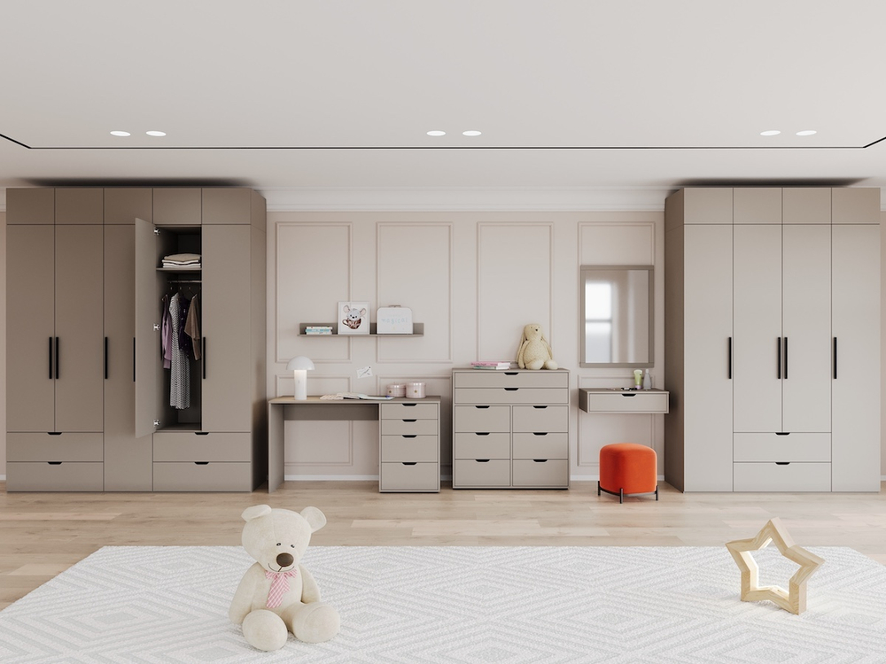 Вешалка, Даллас, серо-коричневая S80-708