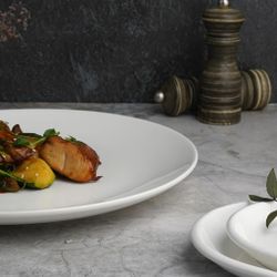 Тарелка d 31 см без борта белая фарфор P.L. Proff Cuisine [3]