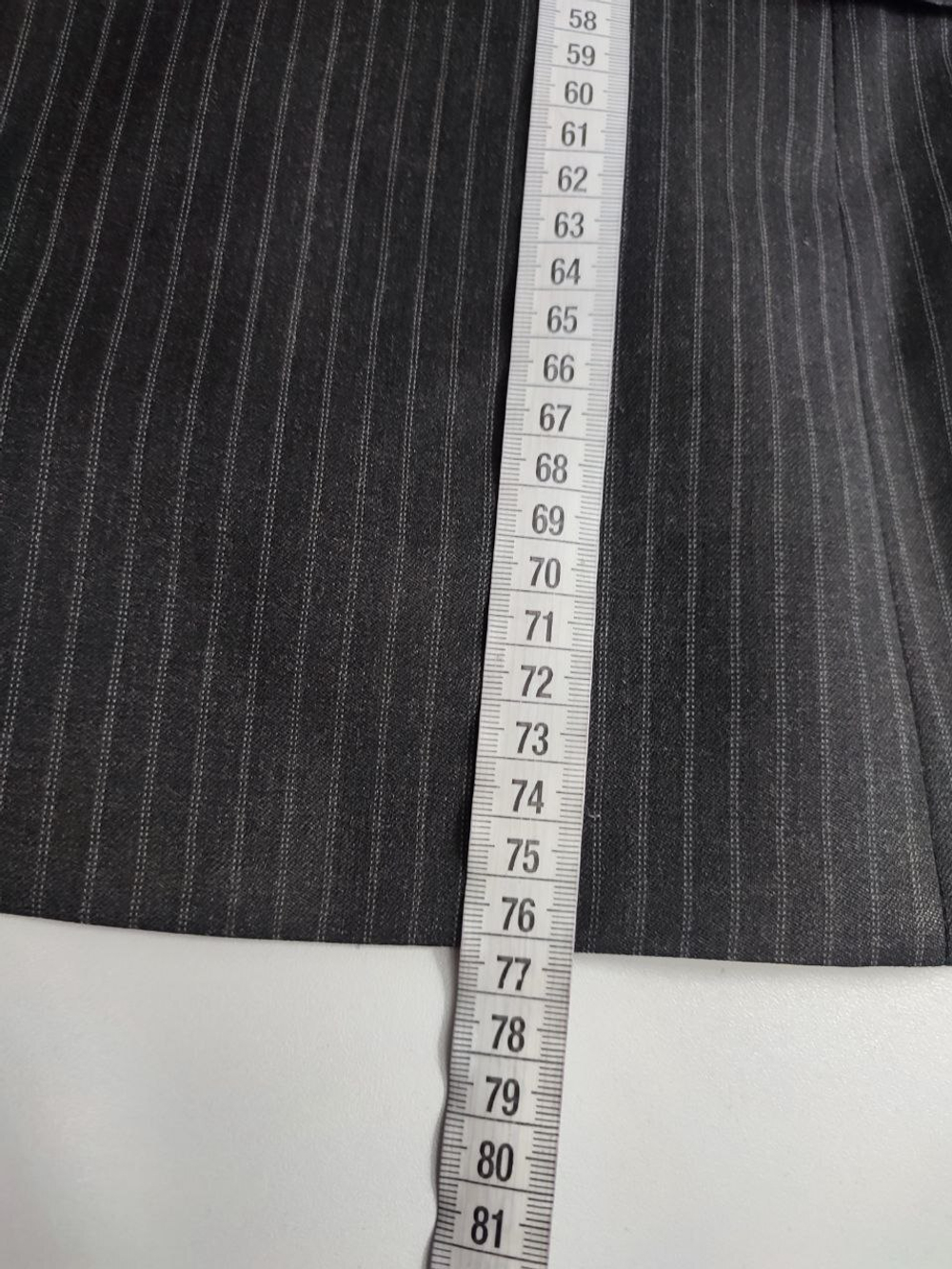 Пиджак в полоску с шерстью 50-52 размер