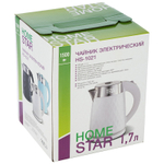 Чайник электрический 1,7л Homestar HS-1021 белый, двойной корпус