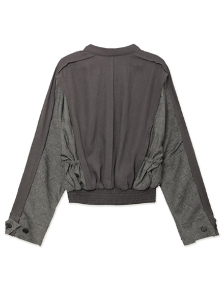Бомбер Linen Paneled Bomber