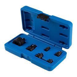 KING TONY (786P06) Набор переходников ударных 1/4", 3/8", 1/2", 3/4", 6 предметов, кейс