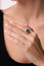 Кольцо перстень Embrasse Emerald