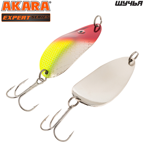 Блесна колебалка Akara Expert Щучья 65 мм 15 гр. 12/SIL