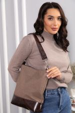 Сумка-шопер (коричневая) СШ08-46 LT Collection