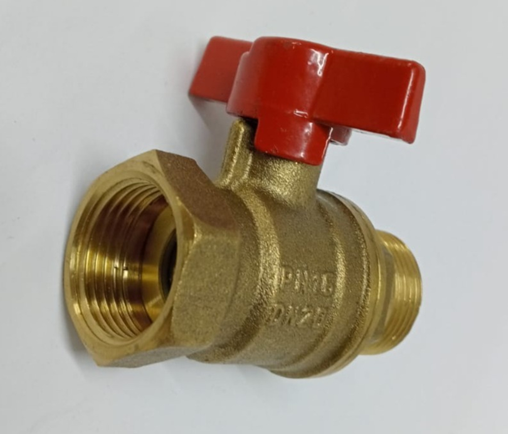 Кран шаровый 3/4" г/ш бабочка 11Б27п1 ДУ20 РУ16