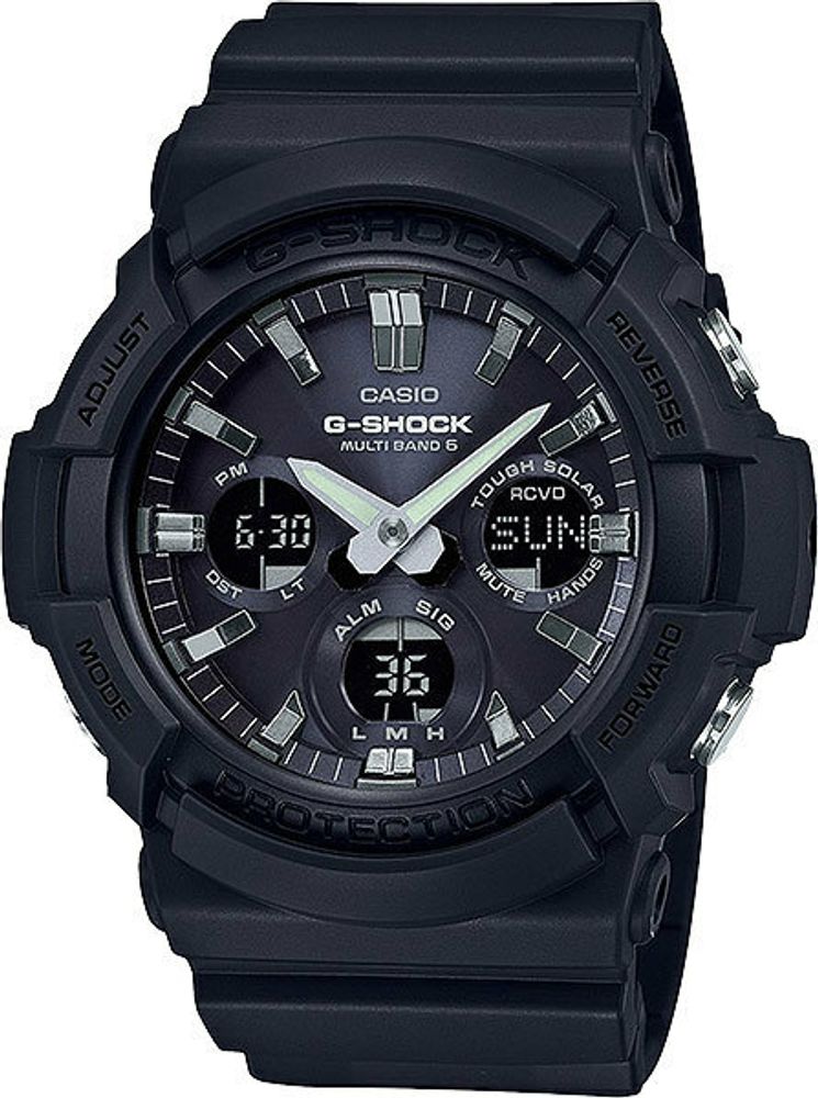 Японские наручные часы Casio G-SHOCK GAW-100B-1A с хронографом