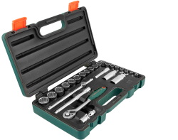S68H3126S Набор головок торцевых 3/8"DR Super Tech, 26 предметов