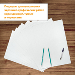 Папка для черчения БОЛЬШАЯ А3 297х420 мм 24 л. 200 г/м2 без рамки ватман ГОЗНАК КБФ BRAUBERG (3 штуки в упаковке)