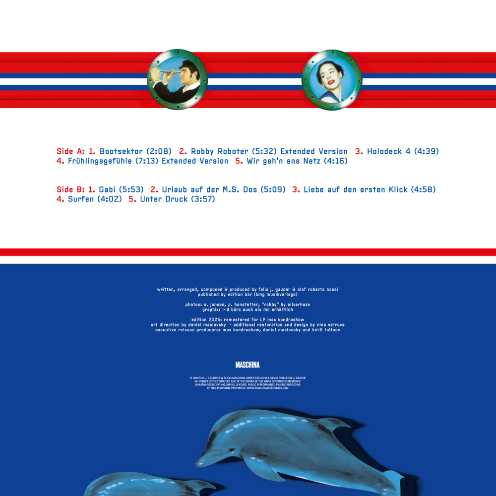LP: Das Modul — «Urlaub auf der M.S. Dos» (1996/2025) [Limited Blue Vinyl]