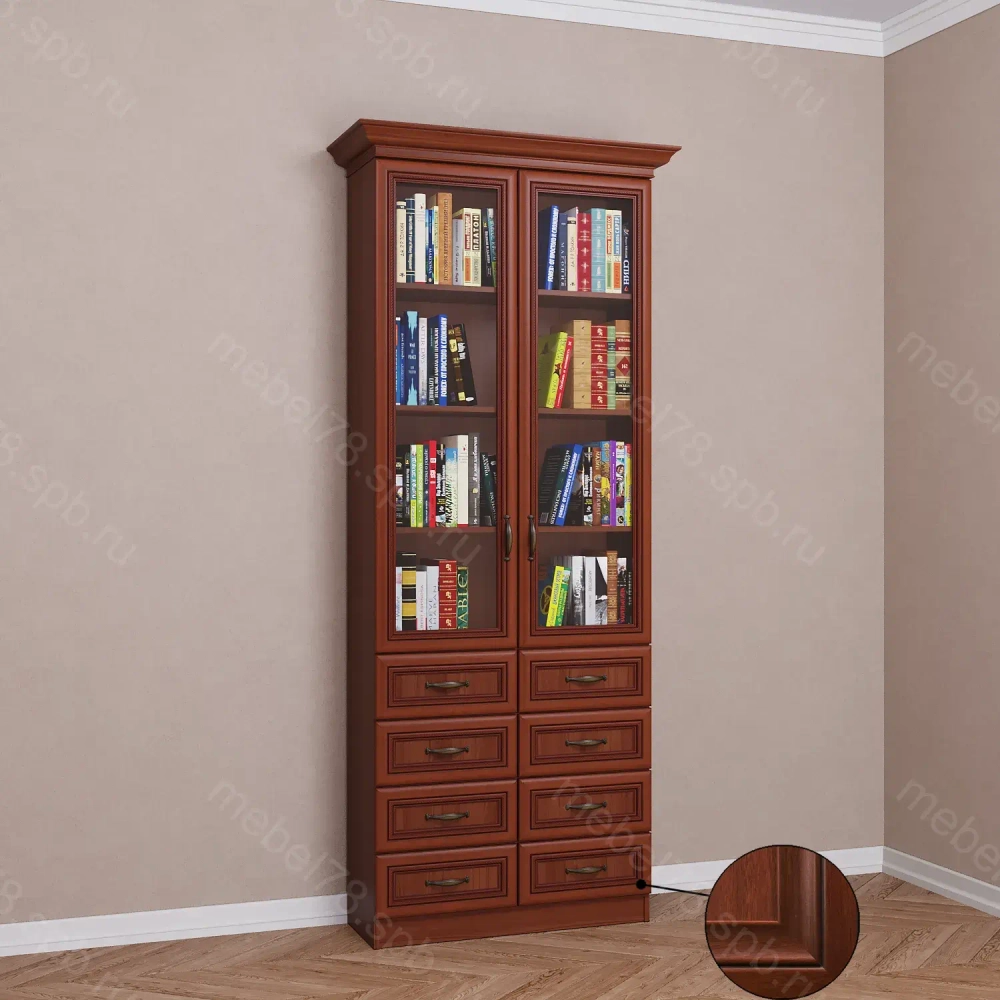 Шкаф книжный 2/6