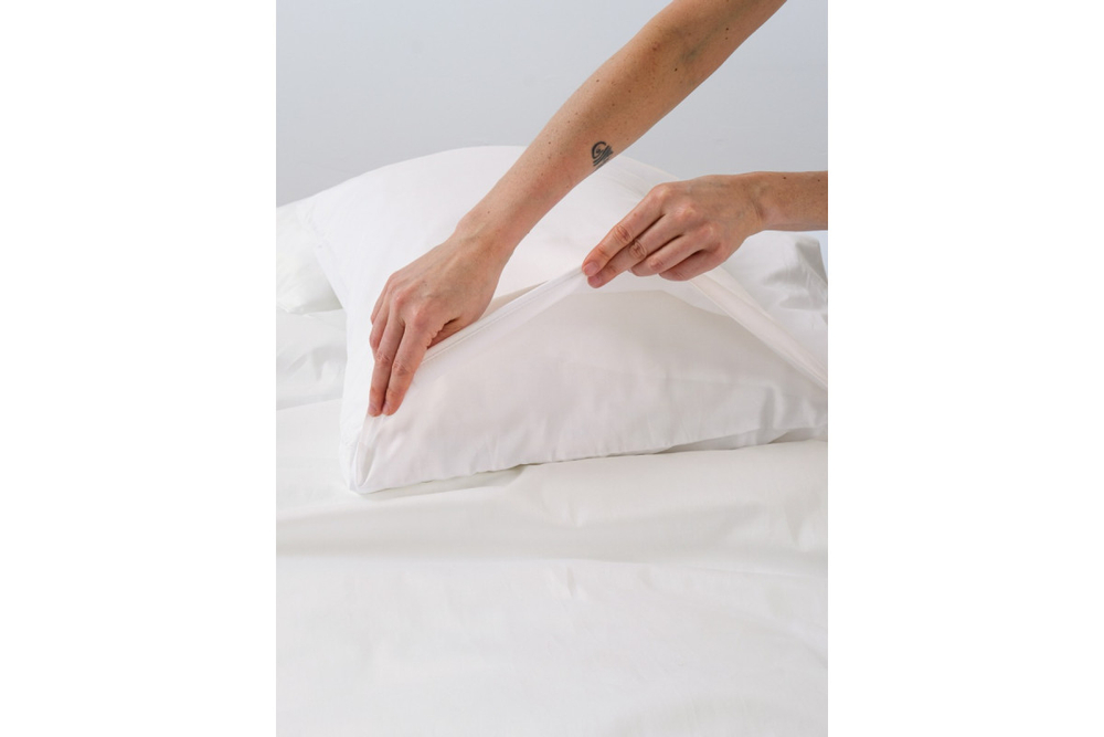 Постельное белье GoodNight Сатин Делюкс дуэт (с нав. 50х70) молочный