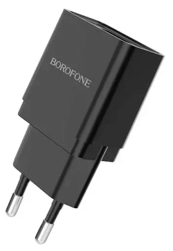 Зарядка 1-гнездо USB 5В 1А BOROFONE BA19A