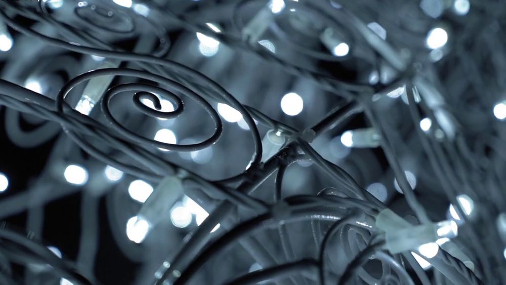 Светодиодная фигура "Медведь" ажурный каркас