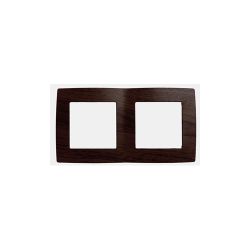 12-5002-10 ЭРА Рамка на 2 поста, Эра12, венге | Эра 12 Венге
