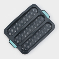 Форма для выпечки багетов силиконовая 34.5×24×2 см